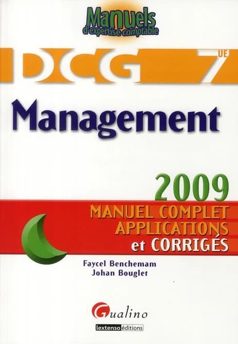 Management : manuel complet, applications et corrigés
