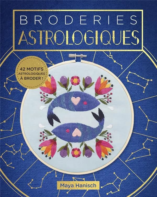 Broderies astrologiques : 42 motifs astrologique à broder !