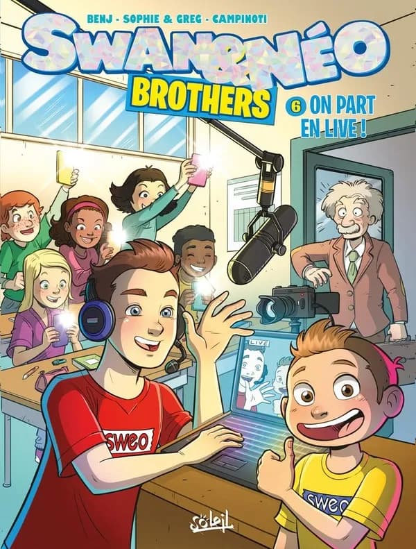 Swan et Néo brothers Tome 6 : On part en live