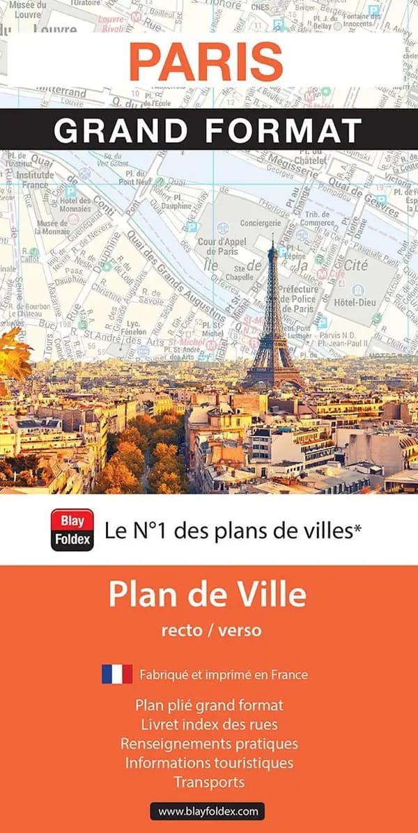 Paris : grand format : plan de ville