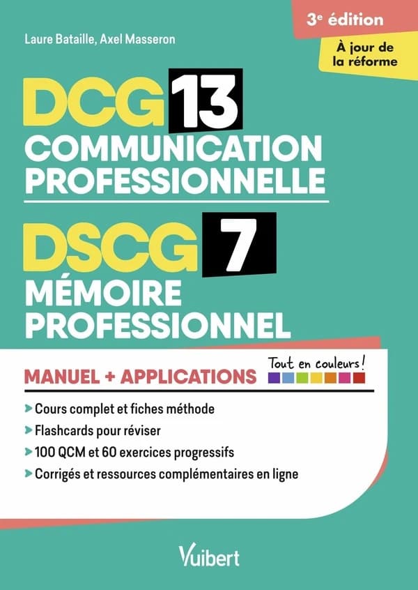 Communication professionnelle, DSCG 7 mémoire professionnel (3e édition)