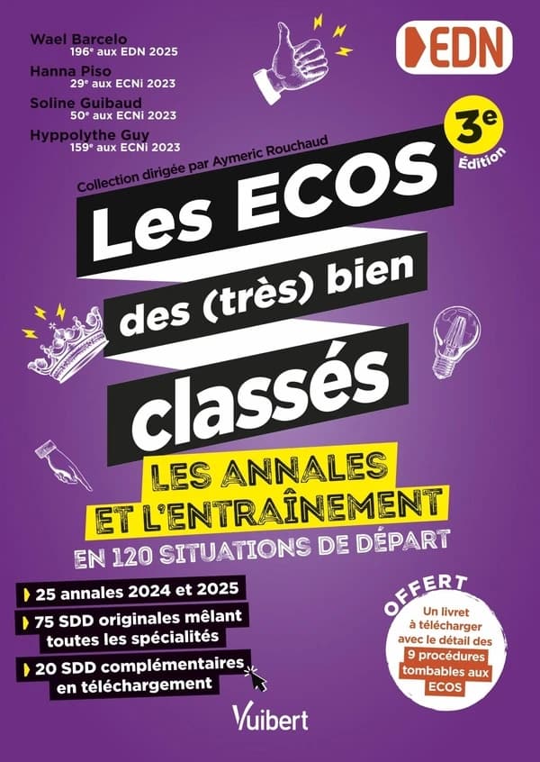 Les ECOS des (très) bien classés (3e éd.) Wael Barcelo, Hanna Piso, SOline Guibaud, Hyppolythe Guy