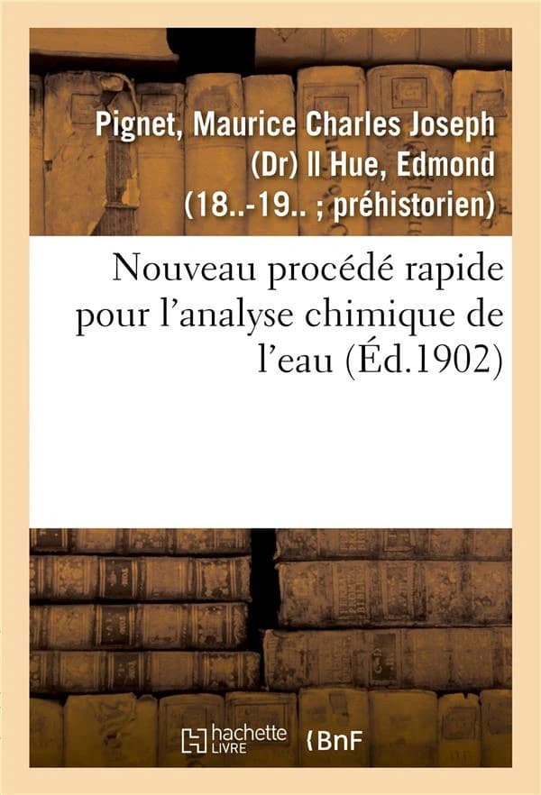 Nouveau procede rapide pour l'analyse chimique de l'eau