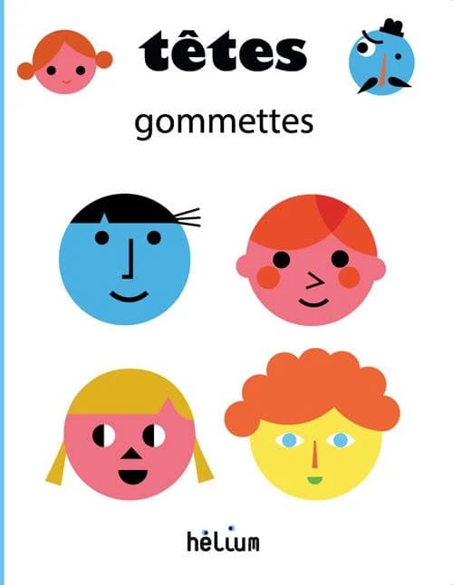 Têtes : gommettes