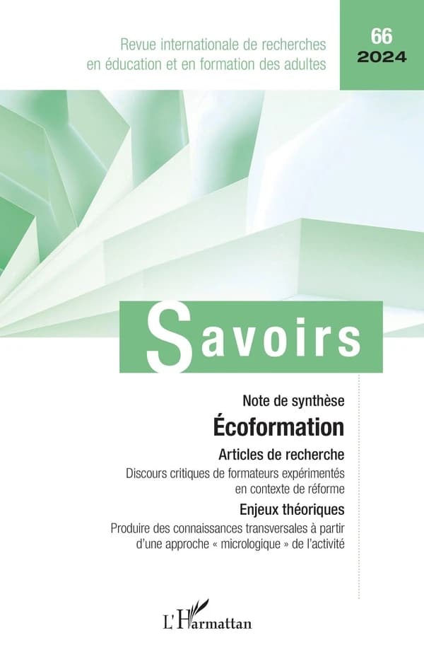 REVUE SAVOIRS n.66 : Écoformation