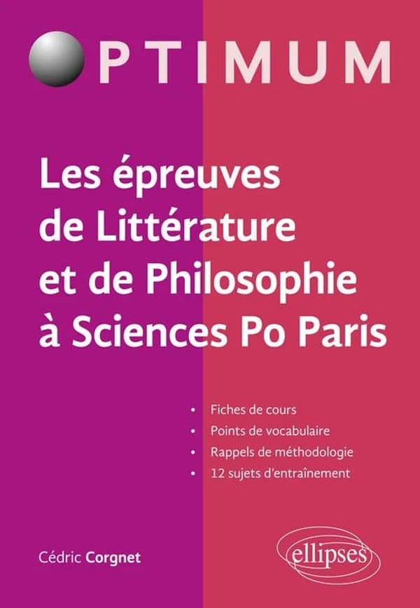 Les épreuves de littérature et de philosophie à Sciences po Paris