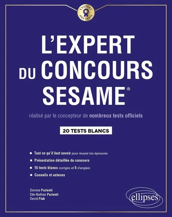 L'expert du concours SESAME : 20 tests blancs