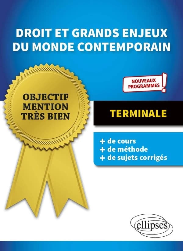 Droit et grands enjeux du monde contemporain Terminale