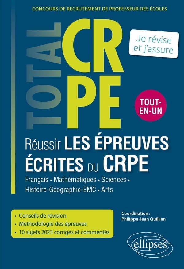 Réussir les épreuves écrites du CRPE : tout-en-un