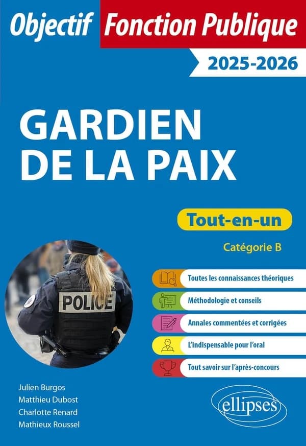 Gardien de la paix : catégorie B
