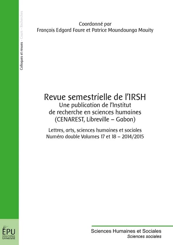 Revue semestrielle de l'IRSH Tome 17
