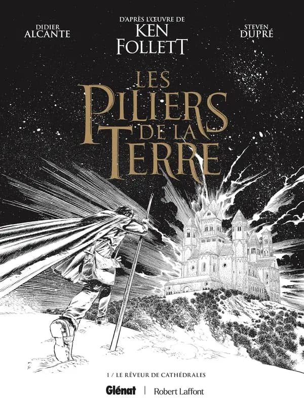 Les Piliers de la Terre - Tome 01 - Édition spéciale N&B : le Rêveur de cathédrales
