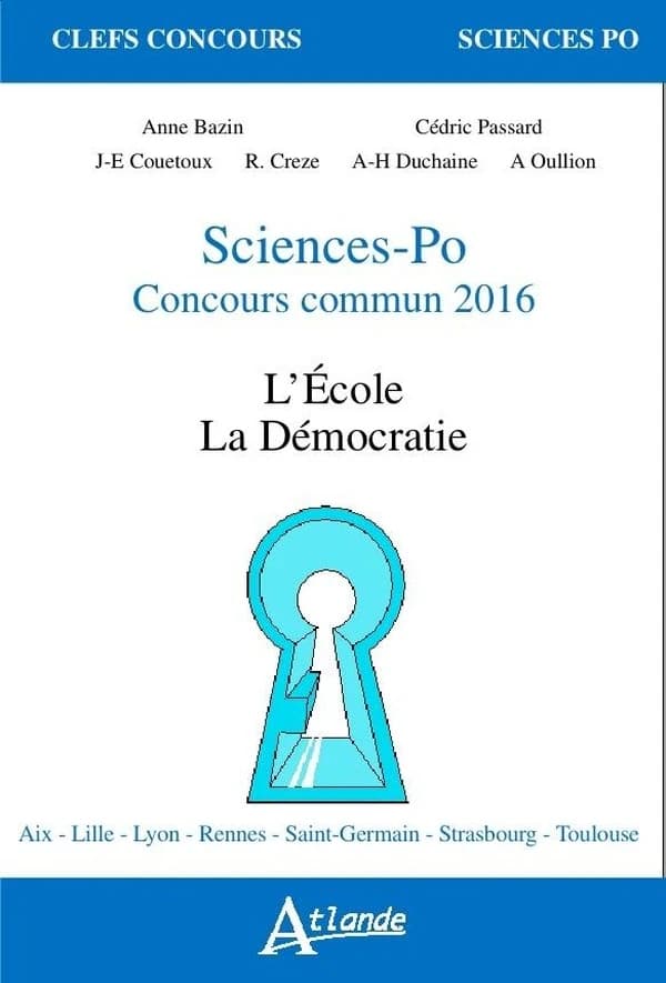 Sciences-Po concours commun 2015 : la famille, la mondialisation