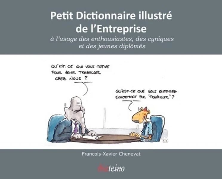 Petit dictionnaire illustré de l'entreprise : à l'usage des enthousiastes, des cyniques, et des jeunes diplômés (Nouvelle éd. augmentée) textes et dessins, François-Xavier Chenevat