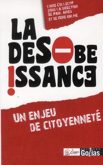 La désobéissance, un enjeu de citoyenneté