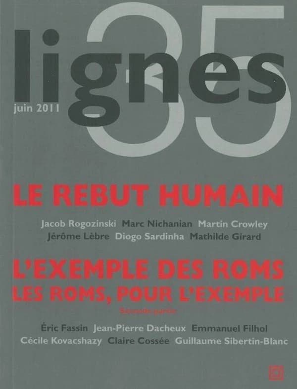 REVUE LIGNES n.35 : le rebut humain