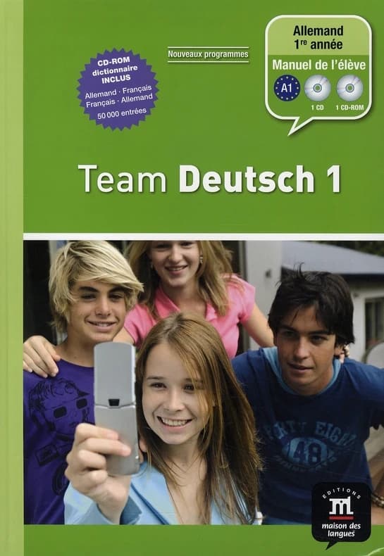 Allemand ; 1ère année ; livre de l'élève