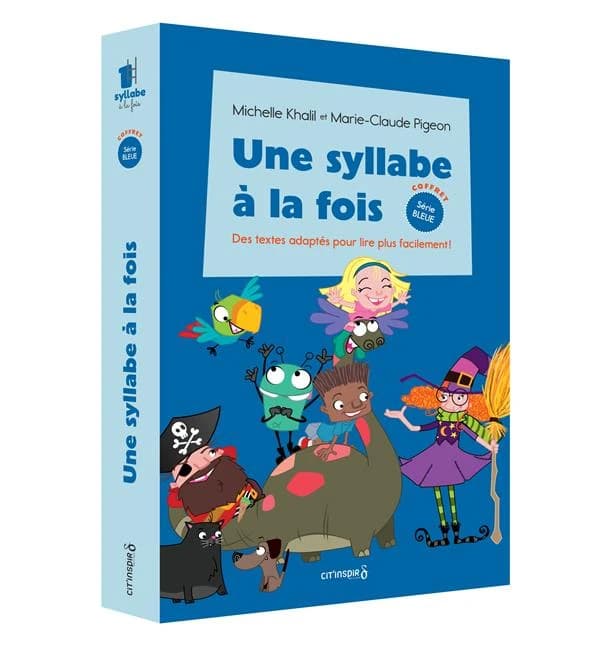 Coffret Une syllabe à la fois, série bleue