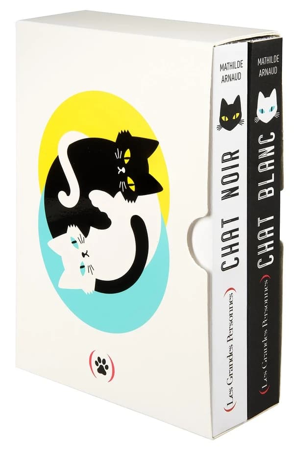 Chat noir ; Chat blanc