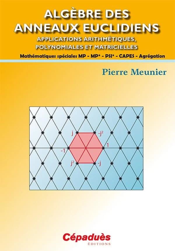 Algèbre des anneaux euclidiens : applications arithmétiques, polynomiales et matricielles : mathématiques spéciales MP, MP*, PSI*, CAPES et agrégation
