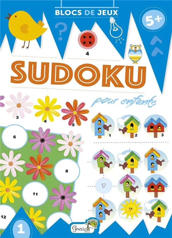 Blocs de jeux : sudoku pour enfants