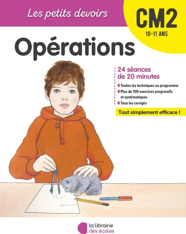 Les petits devoirs ; opérations ; CM2