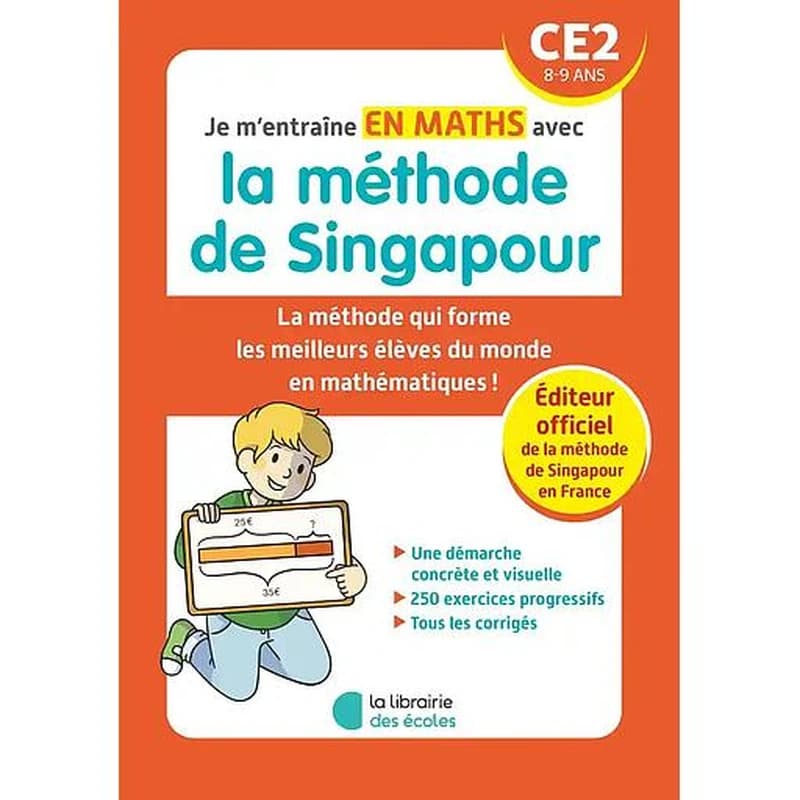 Je m'entraîne avec la méthode de Singapour : maths ; CE2 (édition 2023)