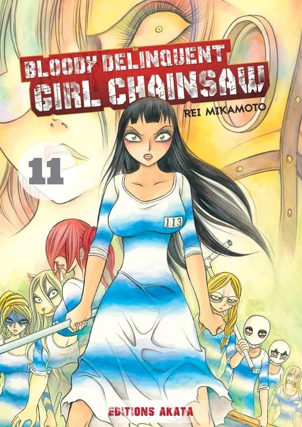 Bloody delinquent girl chainsaw. 11