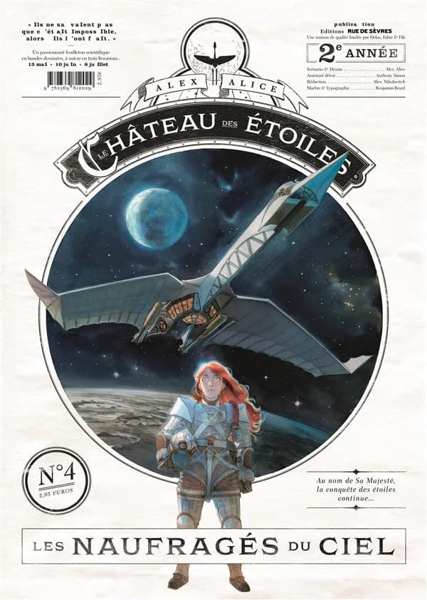 Les naufragés du ciel (Le Château des Étoiles, #4)