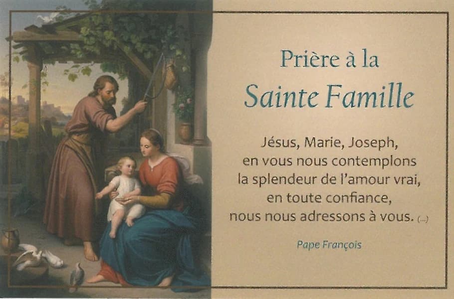 Prières à la sainte famille