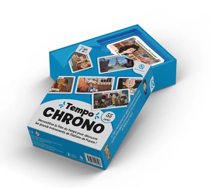 Tempo chrono : découvre les grands événements de l'histoire et reconstitue une grande frise du temps ! (2e édition)