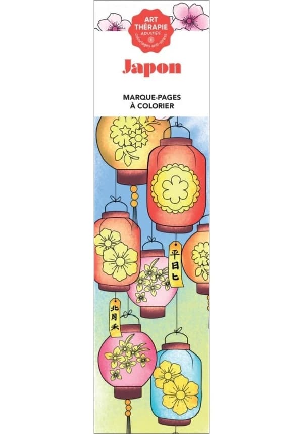 Art thérapie : Japon : maque-pages à colorier