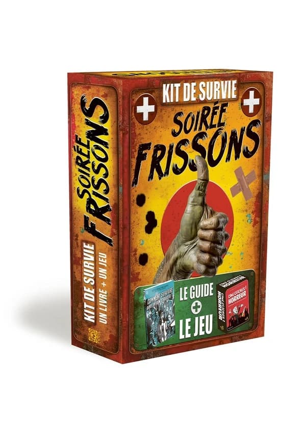 Kit de survie Soirée frissons : Le guide + le jeu