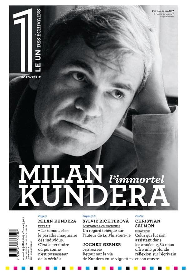 Le 1 des Ecrivains Hors-Série : Milan Kundera, l'immortel