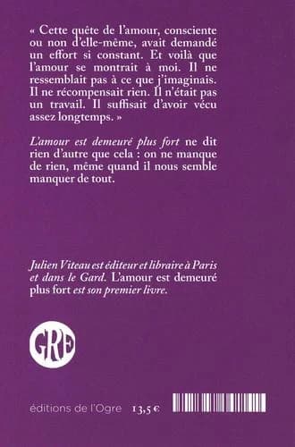 L'amour est demeuré plus fort