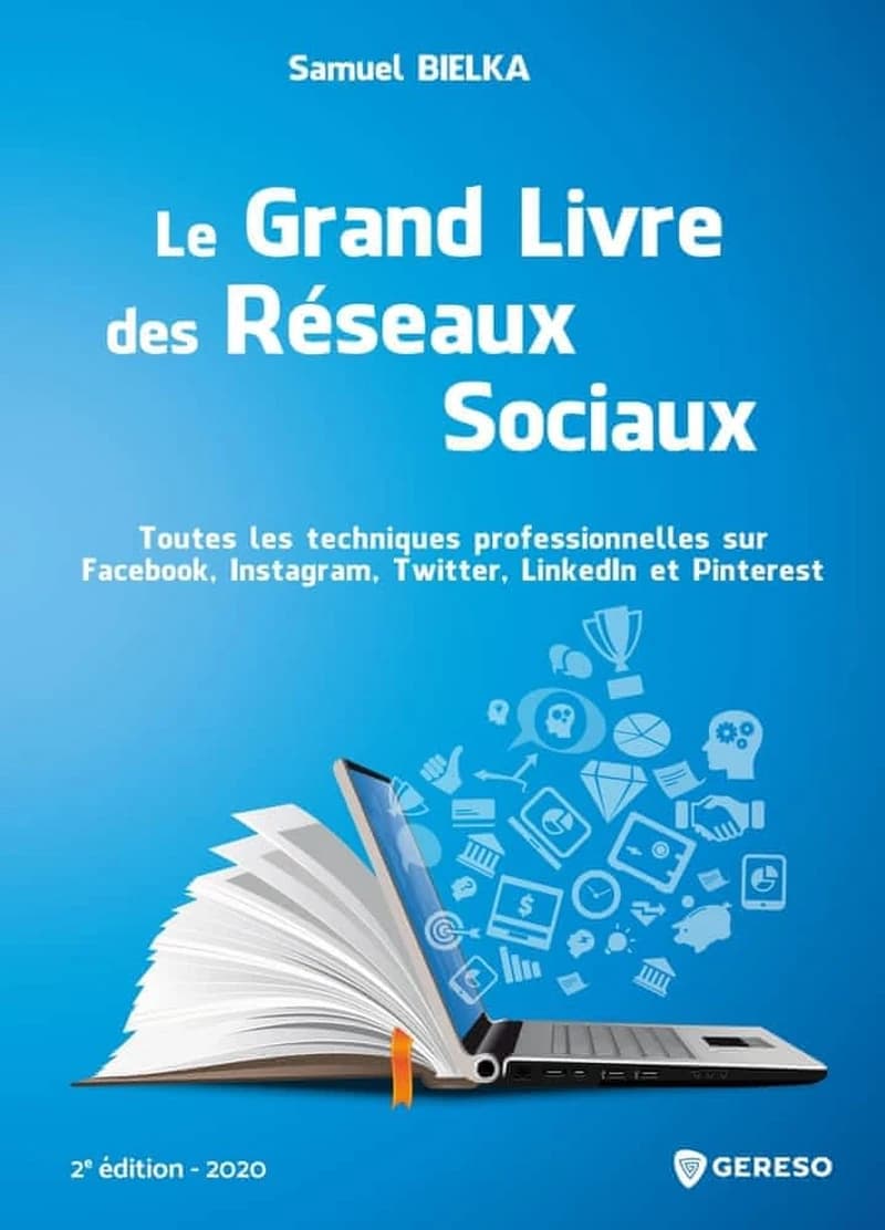 Le grand livre des réseaux sociaux : toutes les techniques professionnelles sur Facebook, Instagram, Twitter, LinkedIn et Pinterest (2e éd. 2020) Samuel Bielka