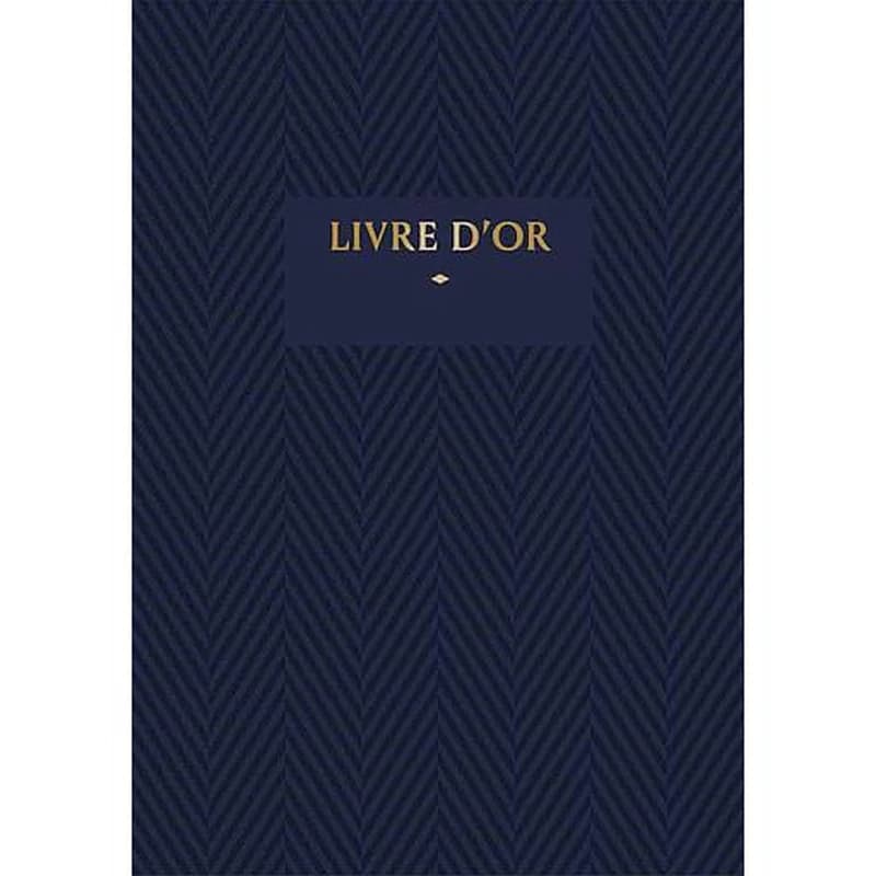 Livre d'or bleu
