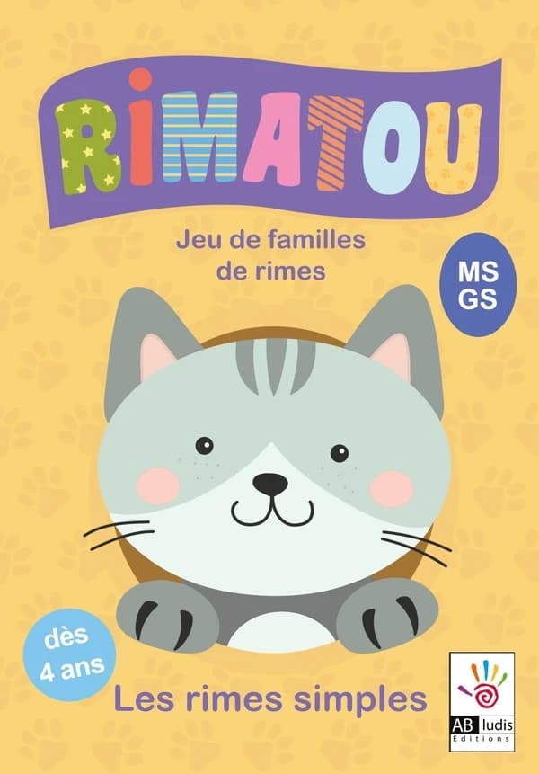 Rimatou 1 : Les rimes simples ; Jeu de familles de rimes