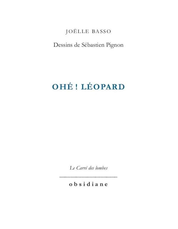 Ohé ! Léopard !