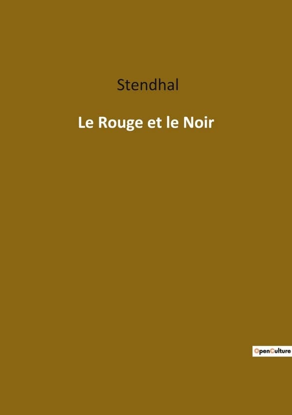 Le rouge et le noir