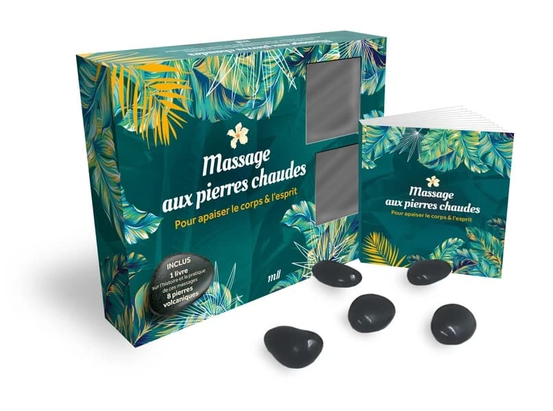 Massage aux pierres chaudes, pour apaiser le corps et l'esprit : Avec 8 pierres volcaniques