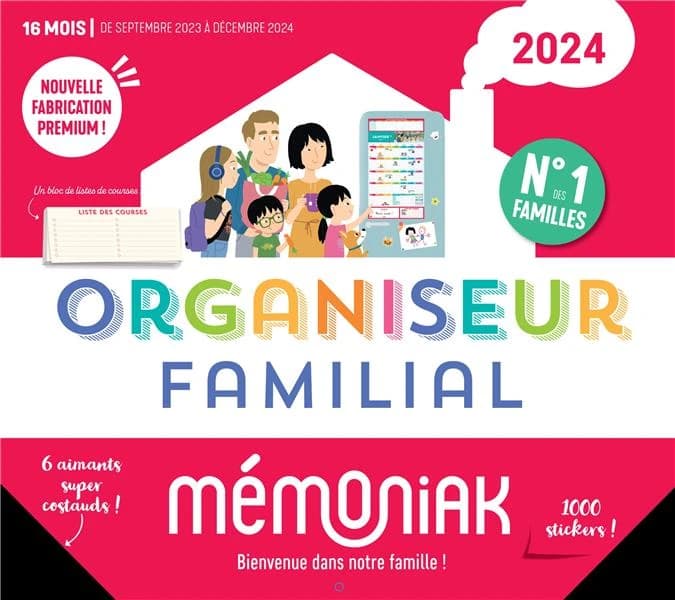 Mémoniak : organiseur familial : de septembre à décembre (édition 2023