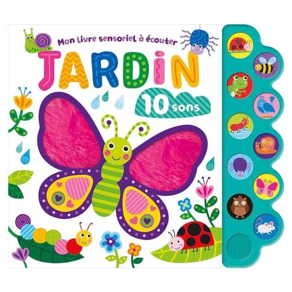 Mon livre sensoriel à écouter : Jardin