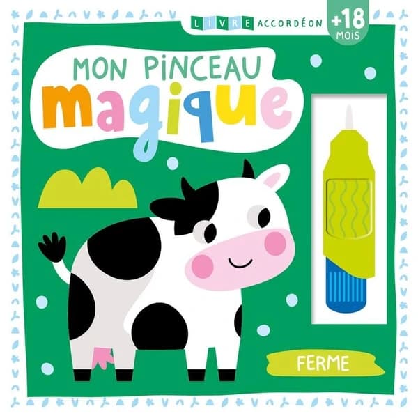 Livre accordéon : Mon pinceau magique ; Ferme