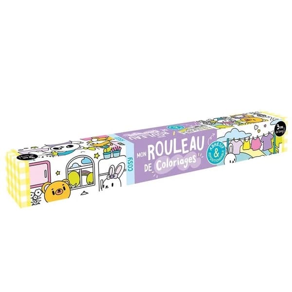 Mon rouleau de coloriages adhesif
