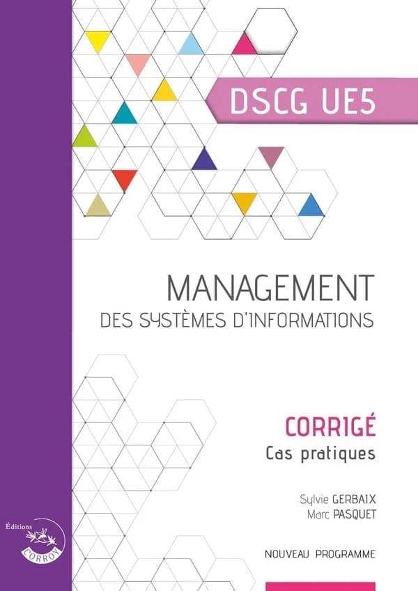 UE5 : Management des systèmes d'informations ; DSCG ; Corrigé (édition 2024)