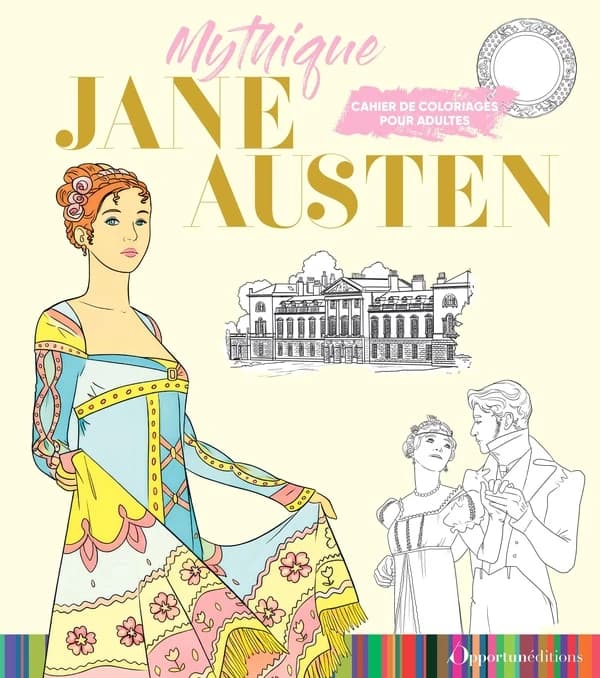 Cahier de coloriage Myhtique Jane Austen