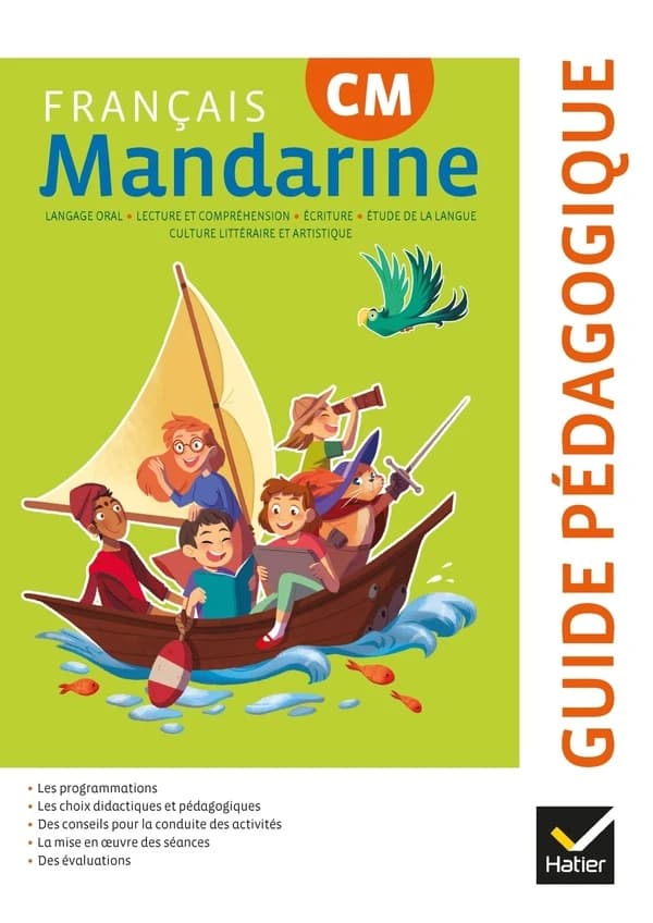 Mandarine : français ; CM1, CM2 ; guide pédagogique (édition 2018)