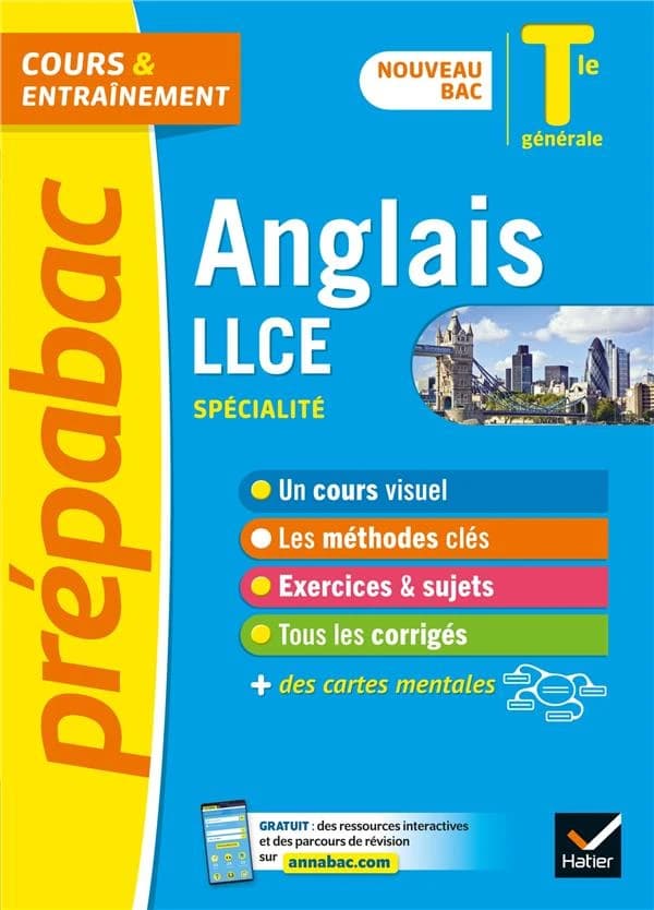 Anglais LLCE spécialité : Tle générale nouveau bac