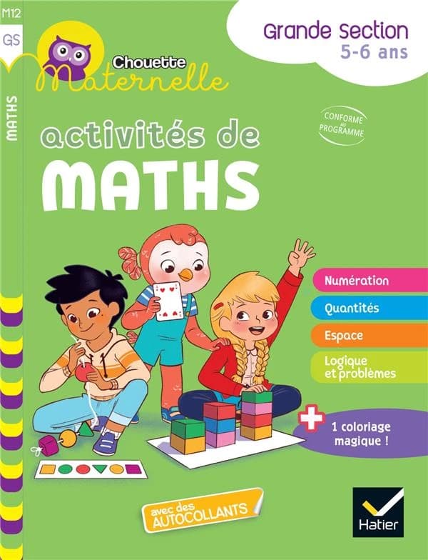 Chouette entraînement : activités de maths ; GS